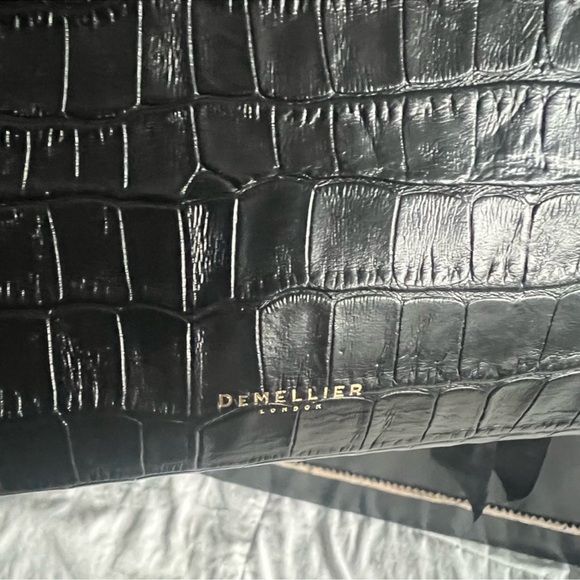 DeMellier Midi New York black croc effect bag brand new never worn in dustbag! - Picture 6 of 15